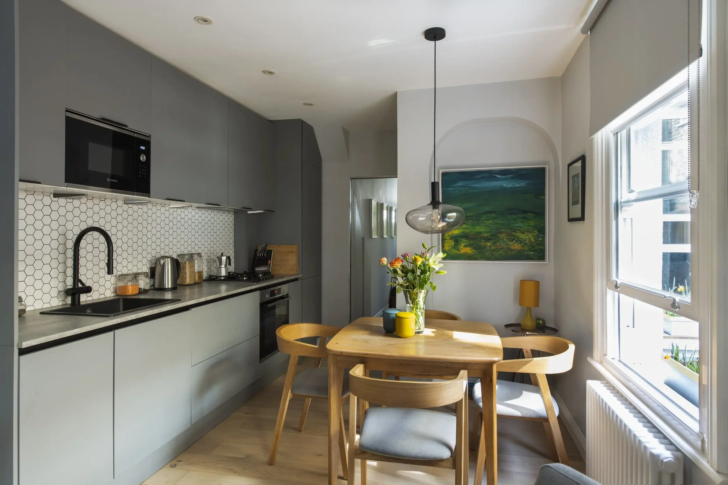 Victoria Park Apartment, interior design by Studio Schubert in East London, E11