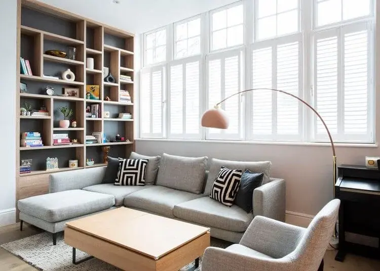 Queensway Apartment in Bayswater, W2, interior design and bespoke joinery by Studio Schubert