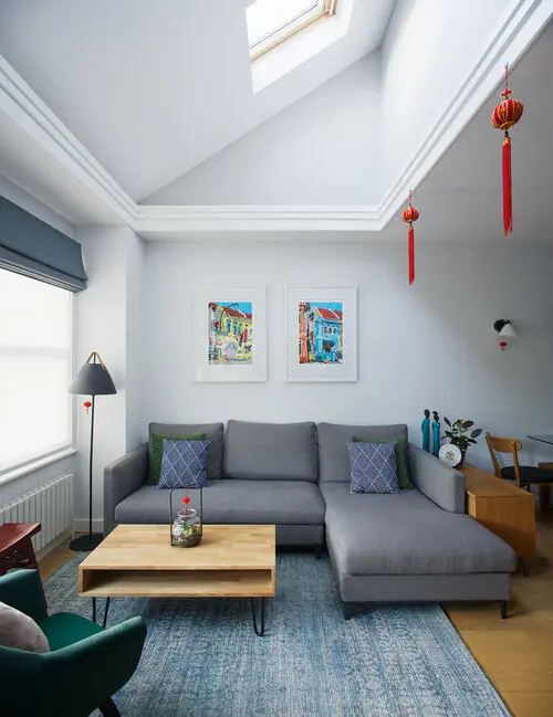 Hammersmith Flat in Hammersmith, W6, interior design and bespoke joinery by Studio Schubert